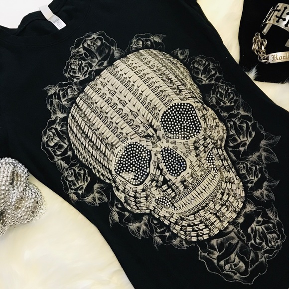 Crystal skull graffiti tee - Picture 2 of 4